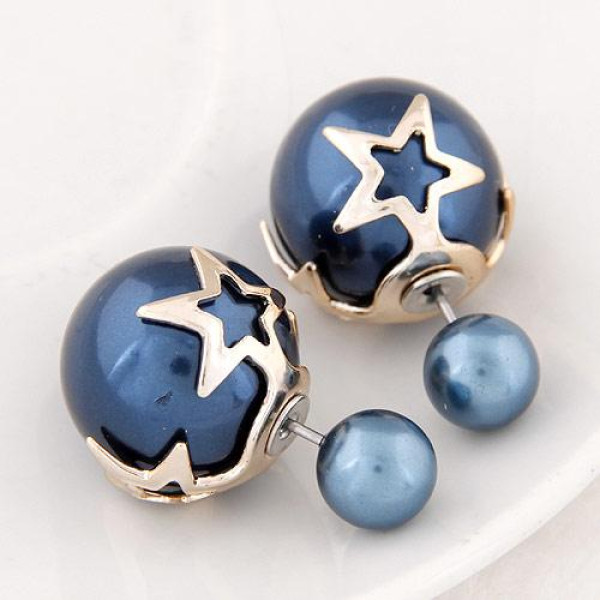 Серьги шарики Dior Звёзды 