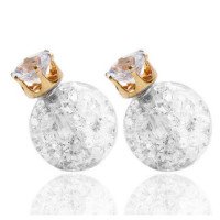 Серьги шарики кристаллы  Dior Магия с цирконом