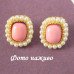 Серьги Виолла в розовом – 8945