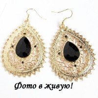 Серьги Винтажный ажур