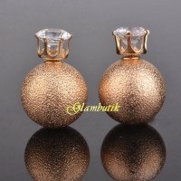 Серьги-шарики Dior Королевские золотистые