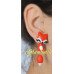 Серьги ручной работы лисы