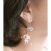 Сережки Маски з кристалами – 9849