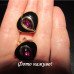Винтажные серьги с двухсторонним декором – 10-784