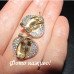 Винтажные серьги с двухсторонним декором – 10-784