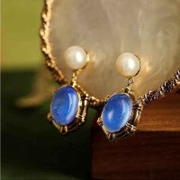 Блакитні сережки Вінтажи