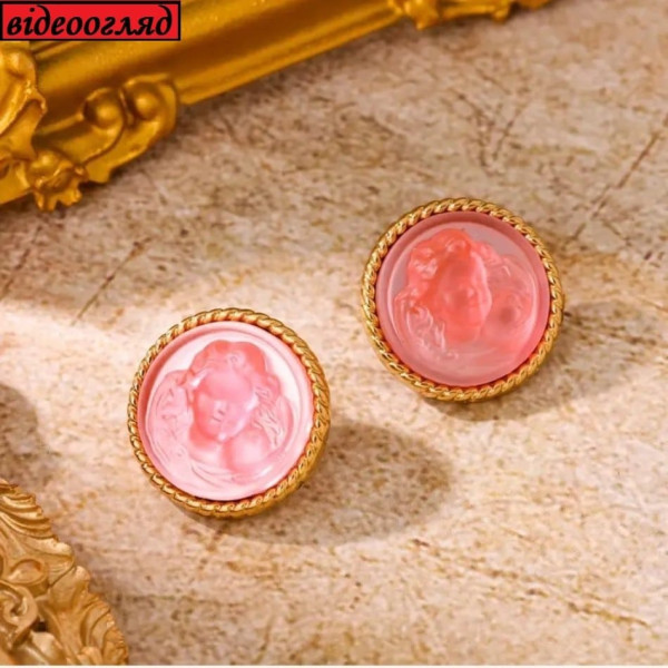 Ексклюзивні рожеві сережки Дівчина Kirks Folly – 1259