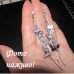 Длинные серьги цепи Бабочки – 2103