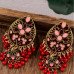 Индийские красные Джумки Мирра– 2234