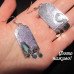 Античные серьги с бирюзой Цветок – 2251