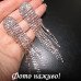 Золотисті вечірні сережки Глорія  - 2393