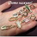 Разные длинные серьги цветные кристаллы – 2397