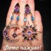 Разные длинные серьги Месяц и солнце – 2471