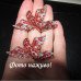 Красные серьги Птицы – 2536