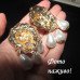Жемчужные серьги Львы – 2569
