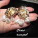 Жемчужные серьги Львы – 2569