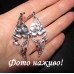 Сережки Квіти півоній - 2884