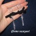 Довгі сережки Ланцюги з бантами – 4937
