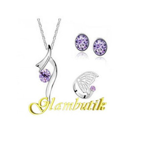 Ювелирный комплект Deborah purple
