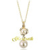 Золотая подвеска Chanel Gemma