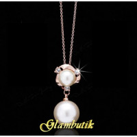 Золотая подвеска Chanel Gemma
