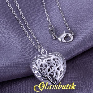 Подвеска Ажурное сердце Tiffany