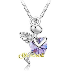 Подвеска SWAROVSKI Ангел с кристаллом