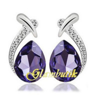 Ювелирные серьги Swarovski Tereza фиолет