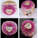 Кольцо Валентинка Swarovski