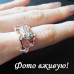 Кольцо Swarovski Сверкающая лягушка