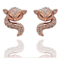 Серьги Cartier Fox