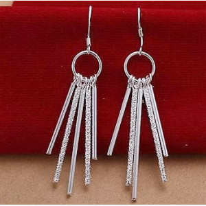 Серьги Tiffany Водопад серебра