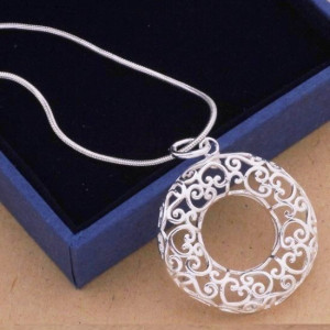 Подвеска Tiffany Завитки в кольце