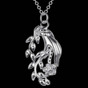 Подвеска Tiffany Цветок в руке