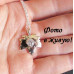 Подвеска Tiffany Клён с цирконом