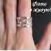 Кольцо в стиле Tiffany Узор