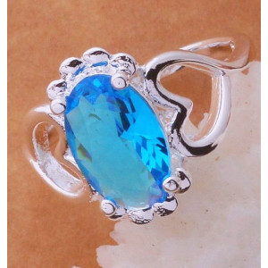 Кольцо в стиле Tiffany Небесная дымка
