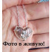 Подвеска Tiffany Тюльпан на сердце