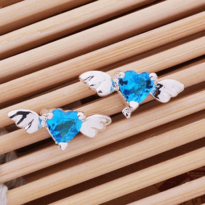 Серьги Tiffany Сердце с крыльями