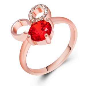 Кольцо в стиле Chopard Красный соблазн