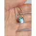 Подвеска SWAROVSKI Блеск голубой бусины