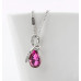 Ювелирная подвеска Swarovski Алекто малиновая