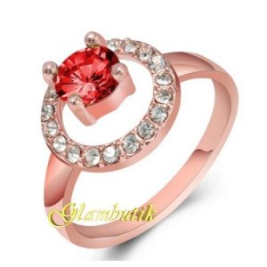 Кольцо в стиле Chopard Eni в красном