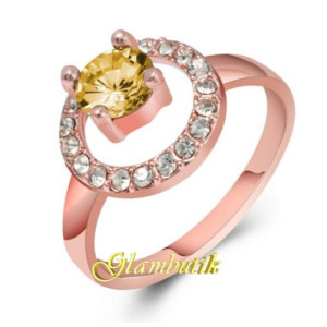 Кольцо в стиле Chopard Eni в шампань