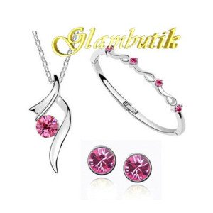 Ювелирный комплект Julia pink