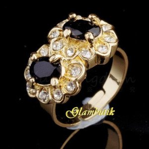 Кольцо в стиле Chopard Brida в синем