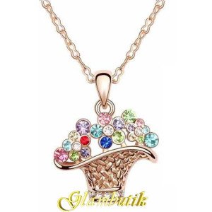 Подвеска SWAROVSKI Корзиночка