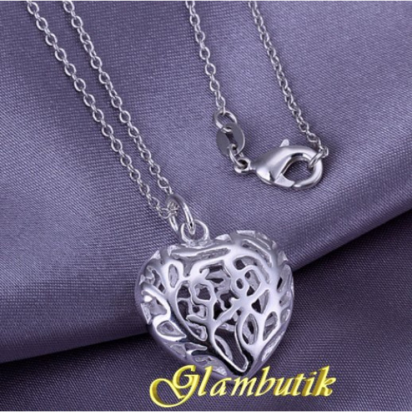 Подвеска Ажурное сердце Tiffany
