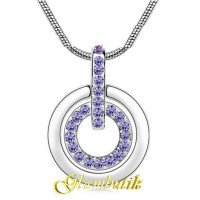 Подвеска SWAROVSKI Сьюи фиолет 