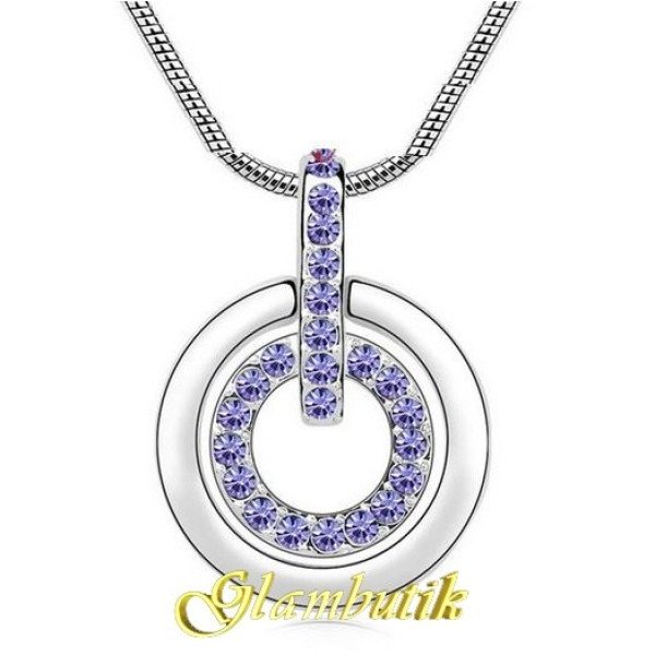 Подвеска SWAROVSKI Сьюи фиолет 